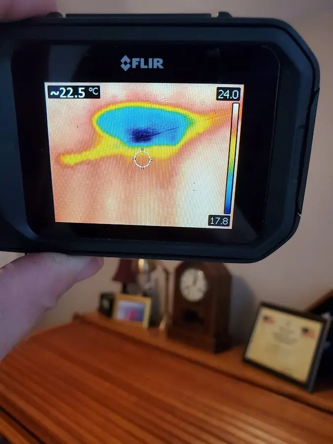 Thermal imaging inspection for water damage in Grimes
